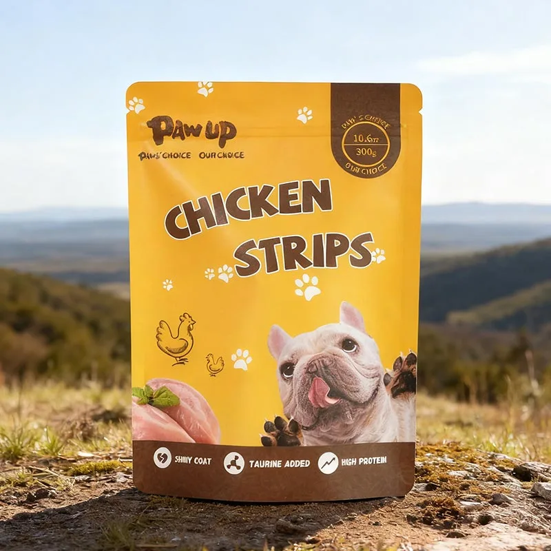 Környezetbarát nátronpapír macskaeledel zacskók