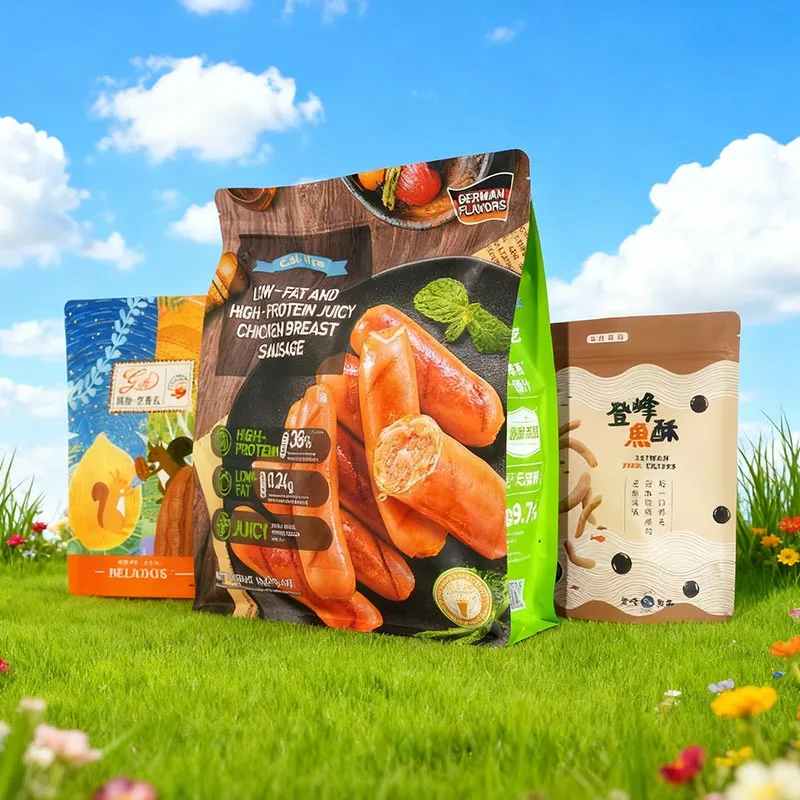 Különleges alakú macskaeledel-csomagoló zacskók